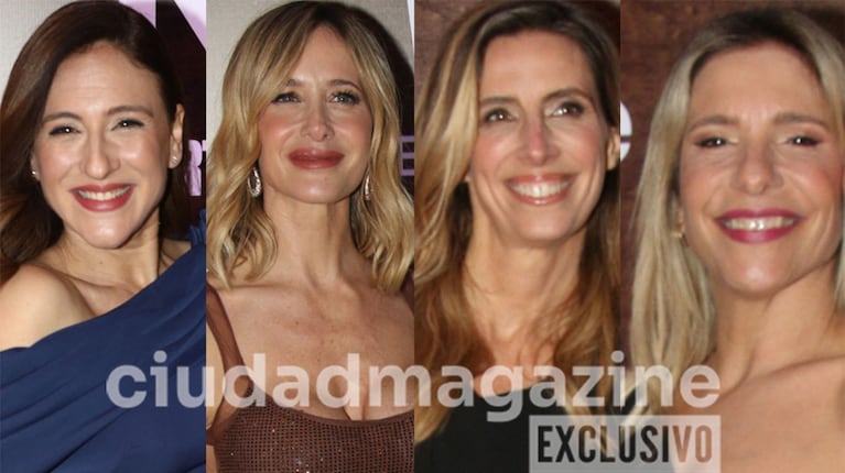 Carolina Amoroso, Julieta Prandi, Luciana Geuna y Ángela Lerena en los Martín Fierro Portales 2025 (Fotos: Movilpress).