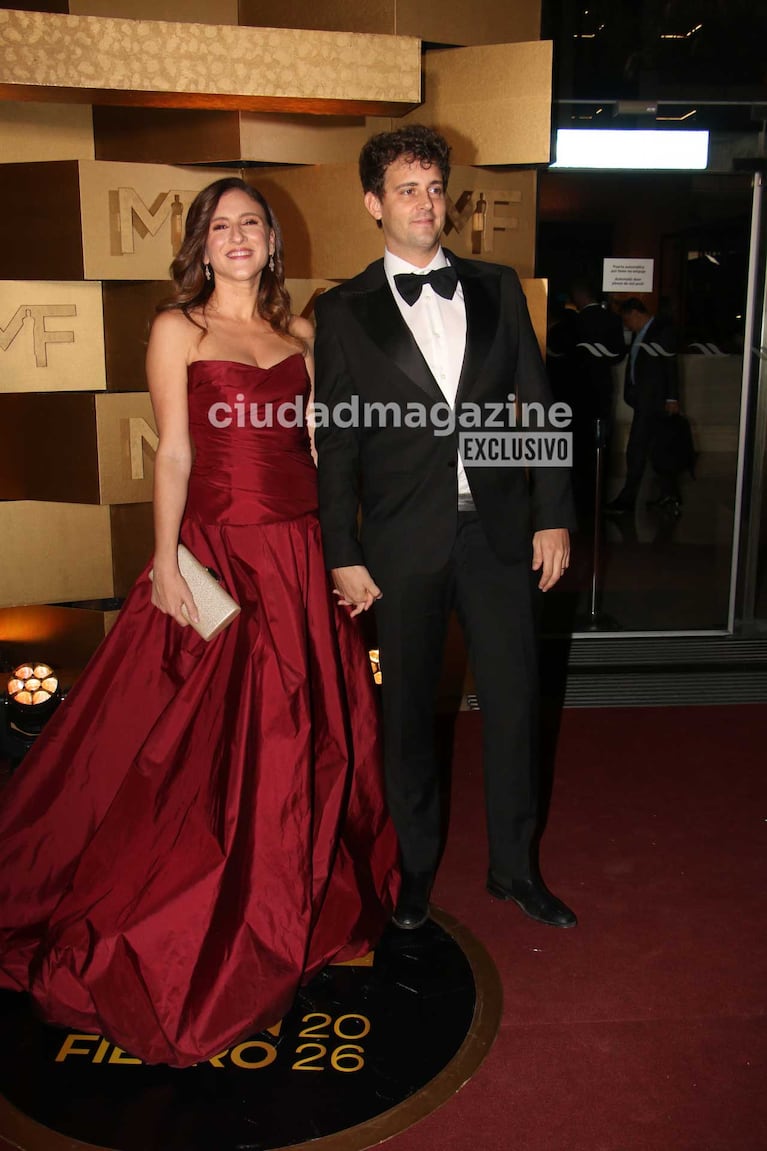 Carolina Amoroso y Guido Covini (Foto: Movilpress)