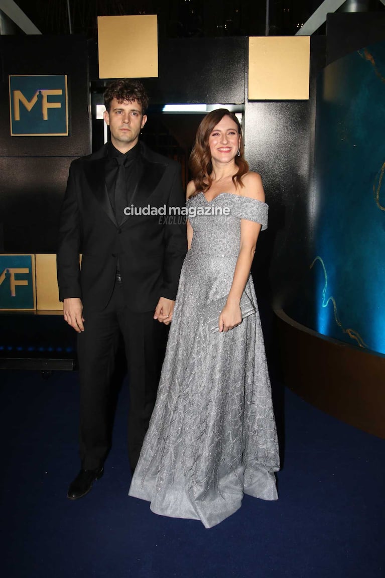 Carolina Amoroso y su marido Guido Covini (Fotos: Movilpress)