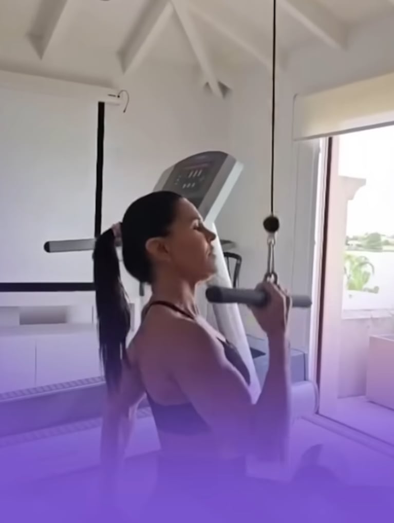Carolina Baldini mostró su rutina de gym. Foto: IG | carobal14