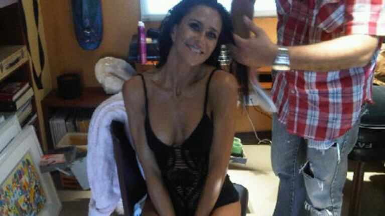 Carolina Baldini se sorprendió con Carolina Baldini