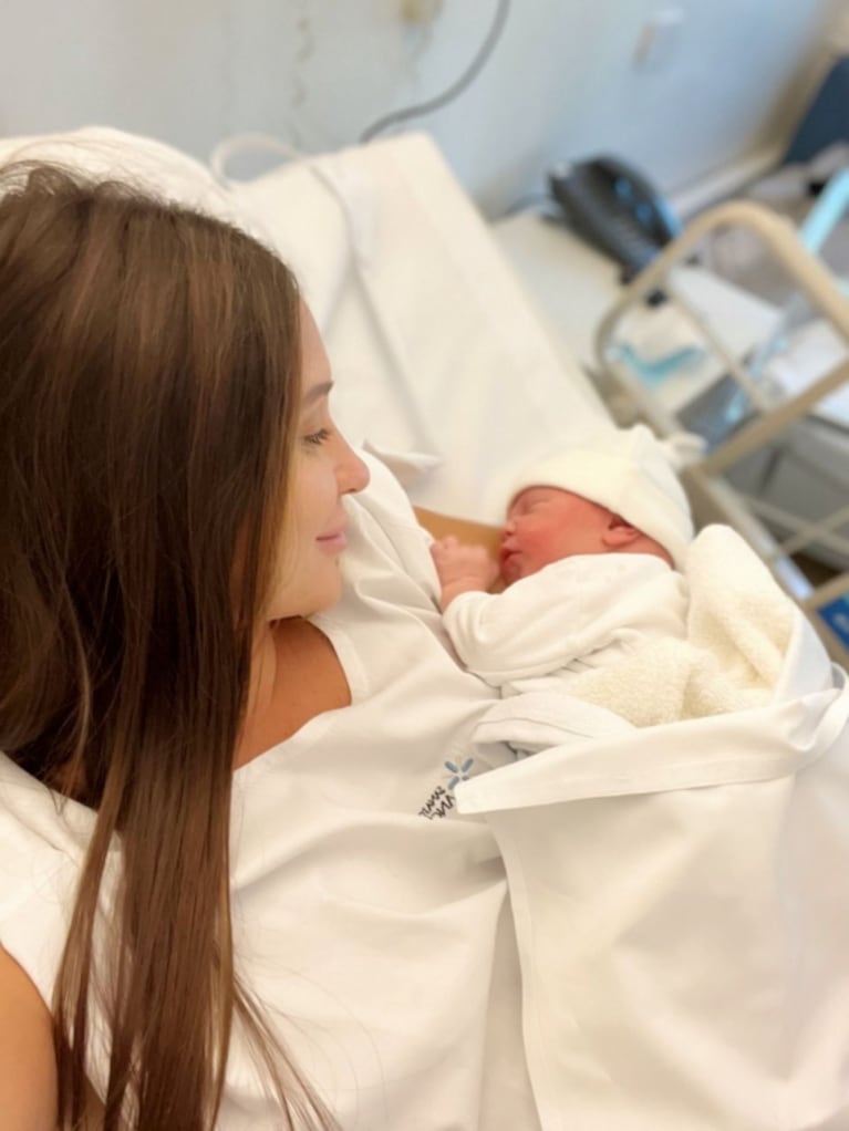 Carolina Haldemann fue mamá y presentó a Vincenzo Bartolomeo: "Es el día más feliz de mi vida, lloré muchísimo"