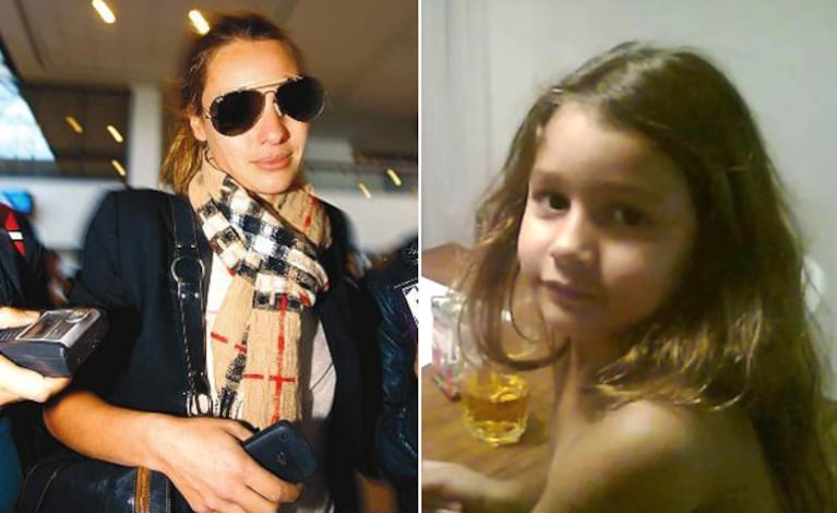 Carolina Pampita Ardohaín no se despega de su hija Blanca Vicuña, que sigue en coma inducido. (Fotos: Web)