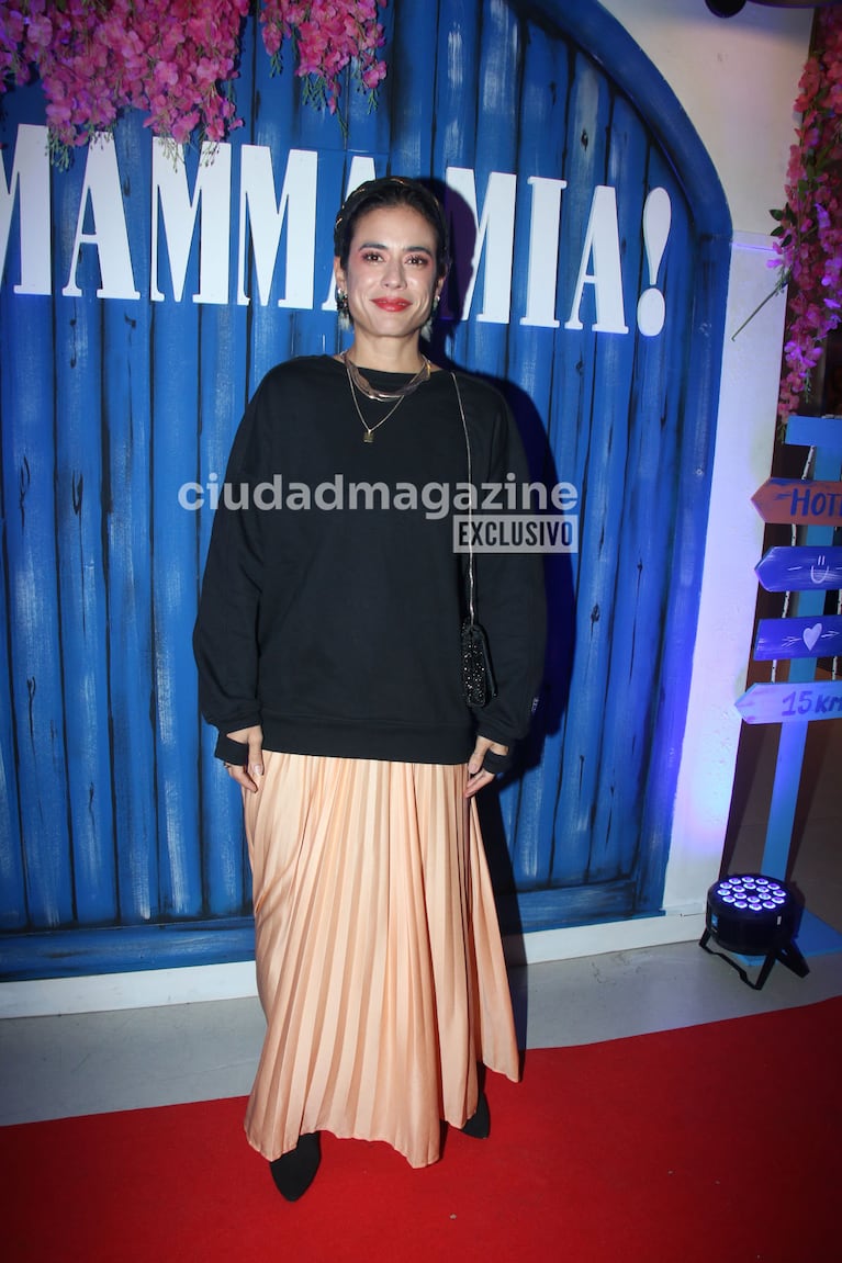 Carolina Ramírez, protagonista de La Reina del Flow, en el estreno de Mamma Mia (Foto: Movilpress).