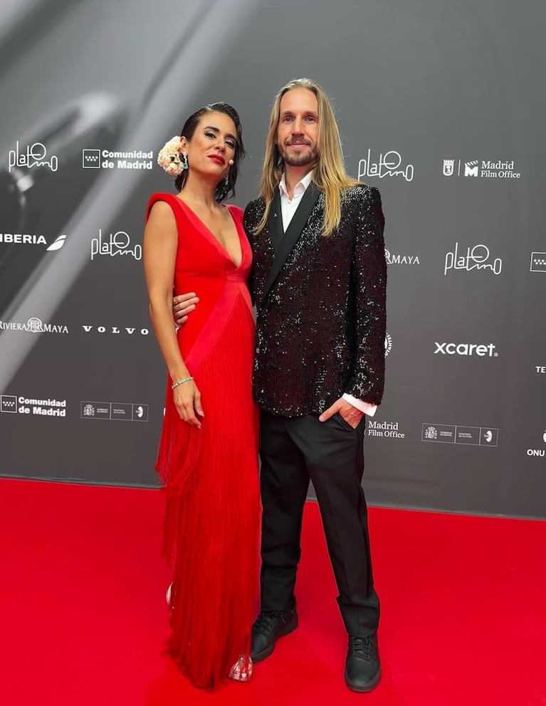 Carolina Ramírez y Martín Cornide. Fotos: Instagram carocali y marieclairecolombia