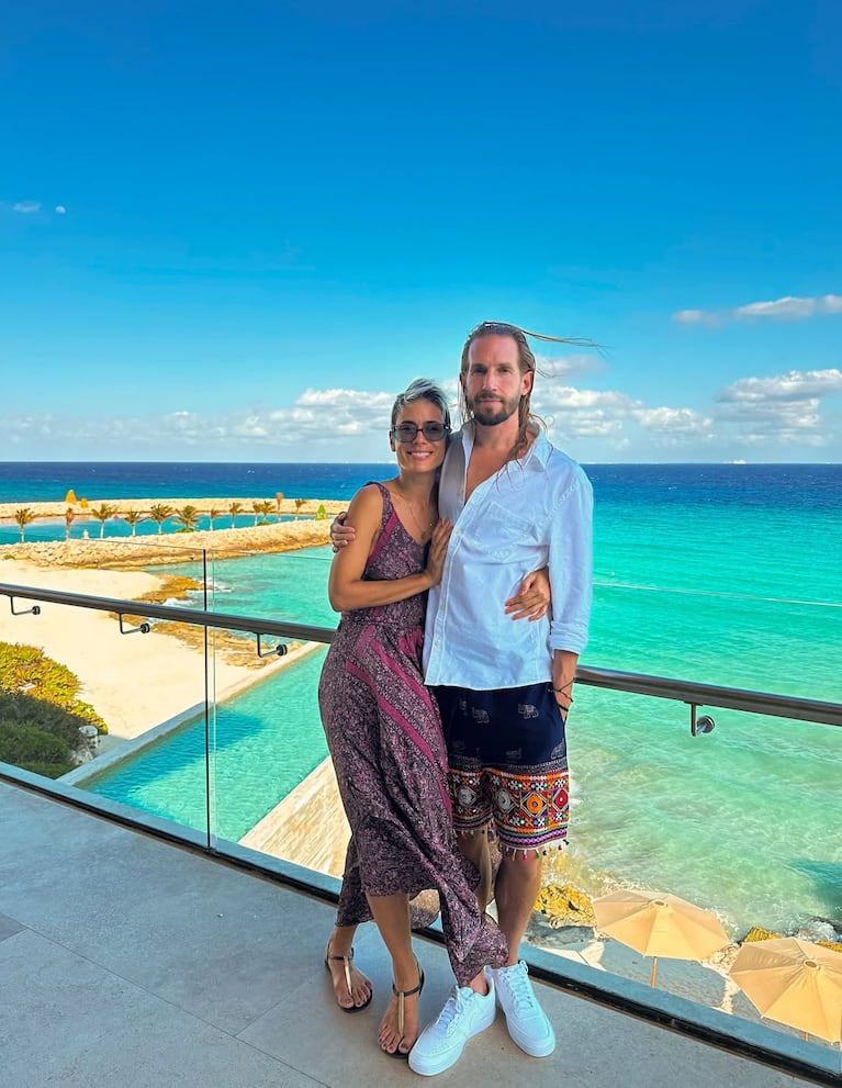 Carolina Ramírez y Martín Cornide. Fotos: Instagram carocali y marieclairecolombia