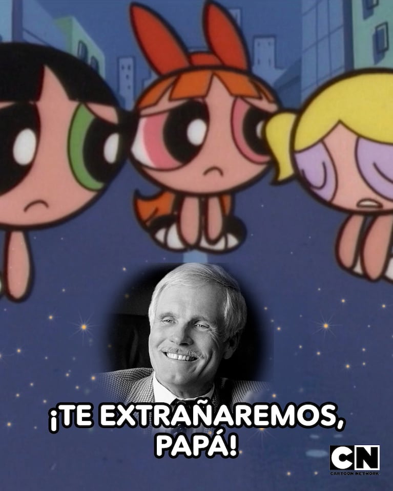 Cartoon Network despidió a Ted Turner (Foto: Instagram @cartoonnetworkla)