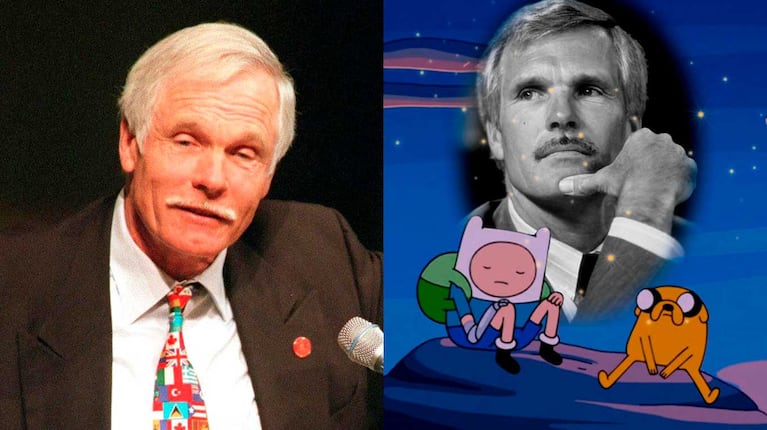 Cartoon Network despidió a Ted Turner (Foto: Instagram @cartoonnetworkla y AFP)