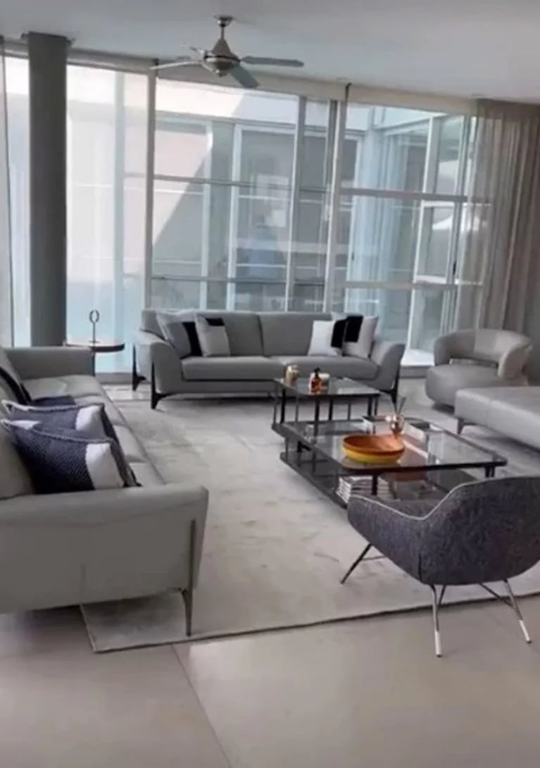 Casa de Wanda Nara en Santa Bárbara. Crédito: Instagram