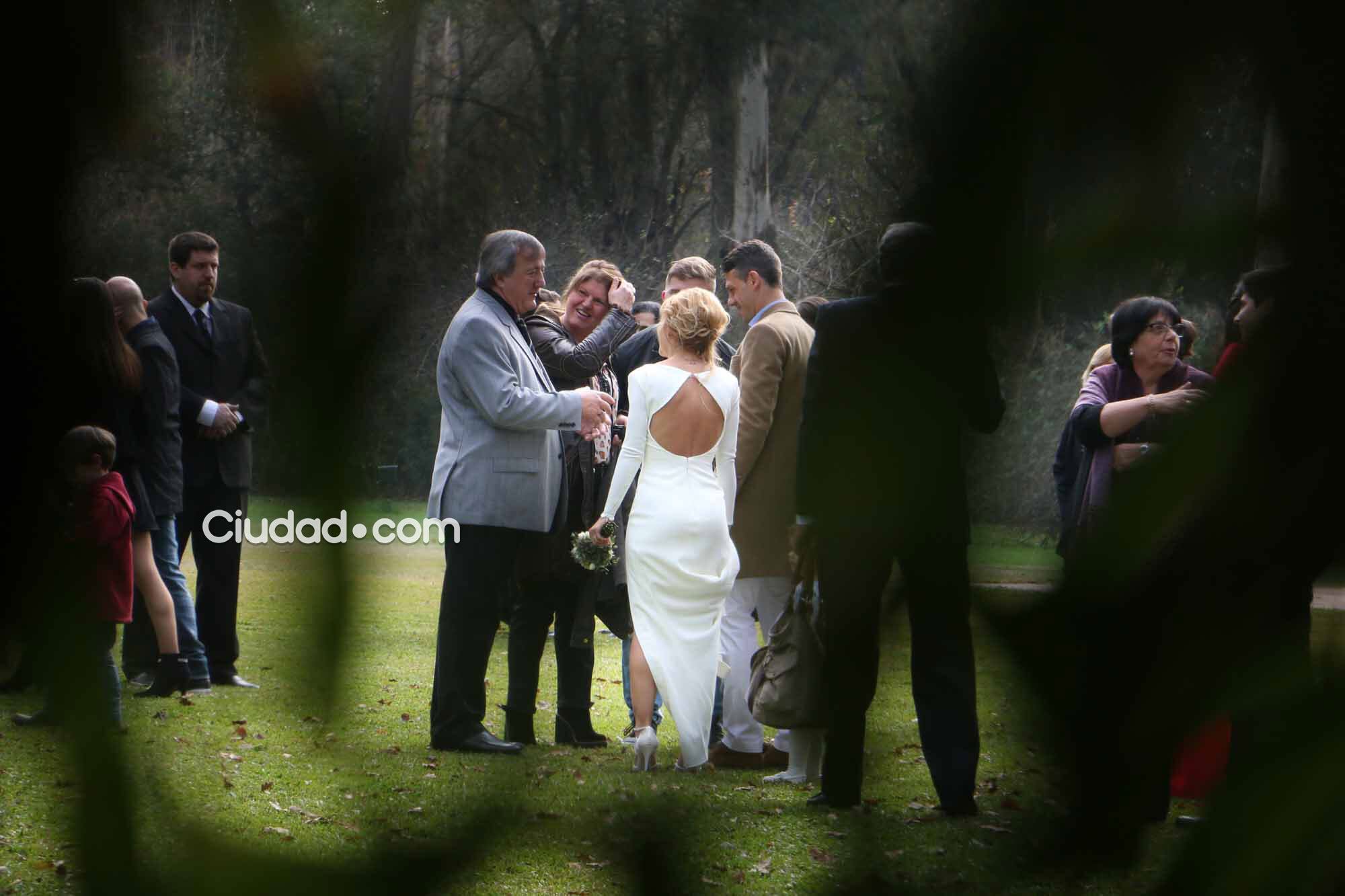 Casamiento de Evangelina Anderson y Martín Demichelis (Foto: Movilpress)