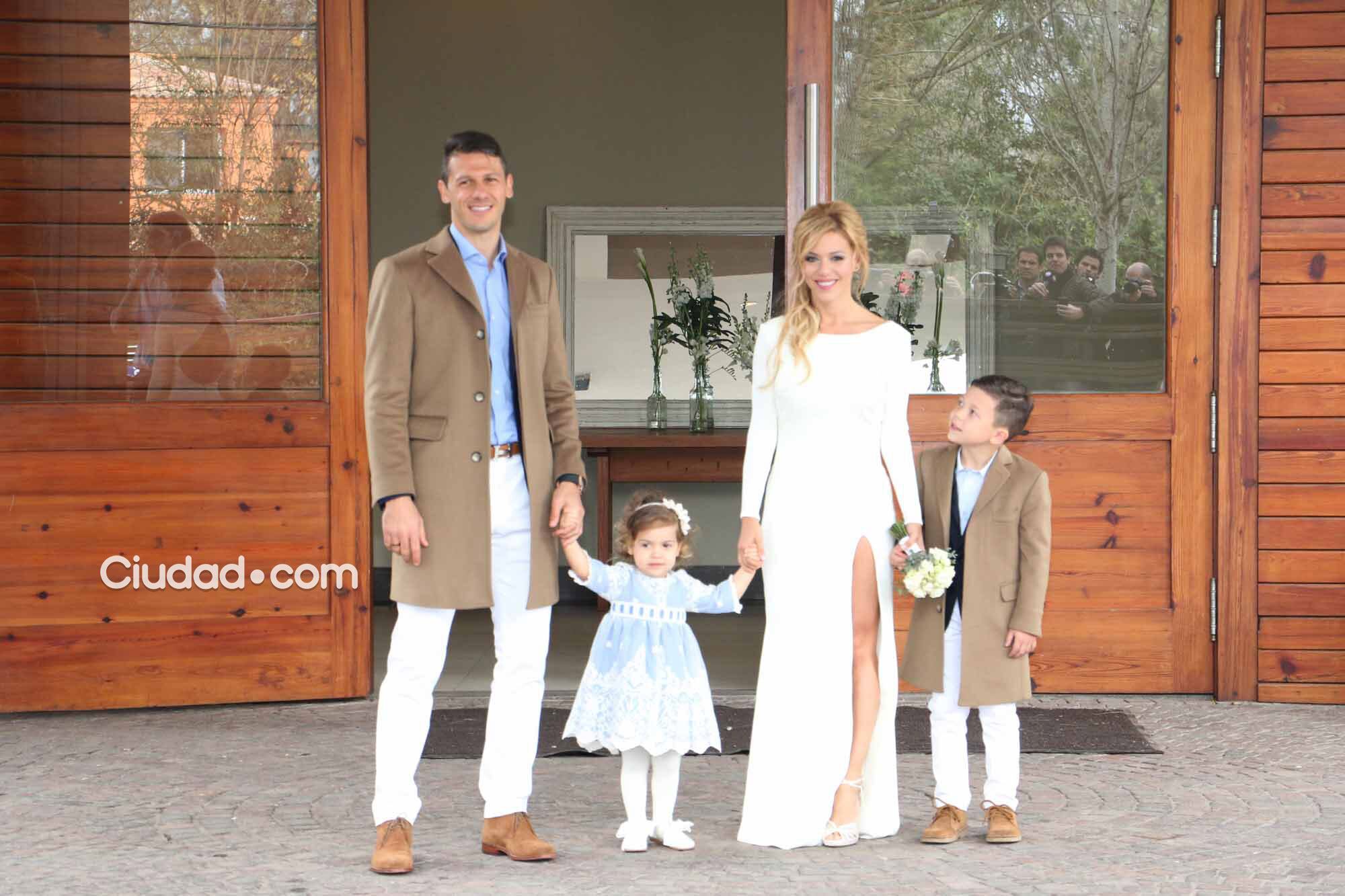 Casamiento de Evangelina Anderson y Martín Demichelis (Foto: Movilpress)