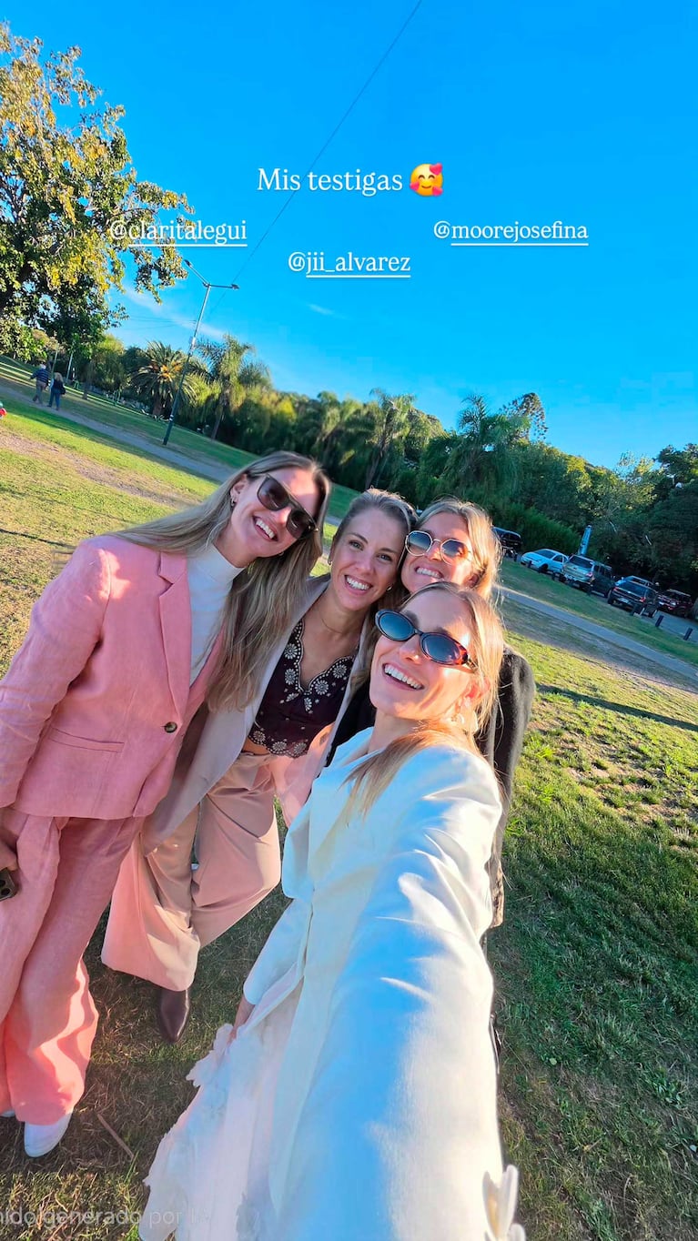 Casamiento de Rochi Igarzábal y Milton Cámara (Foto: Instagram @rochi.igarzabalok)