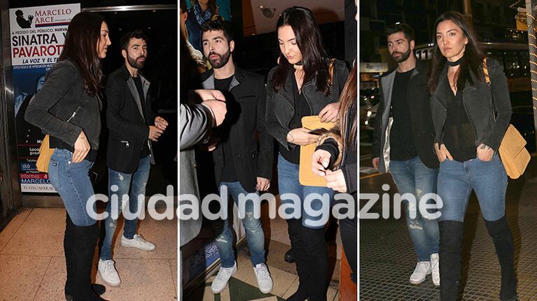 Casero y Celeste Failache en la avant premiere de Heidi, bienvenida a casa. Foto: Movilpress