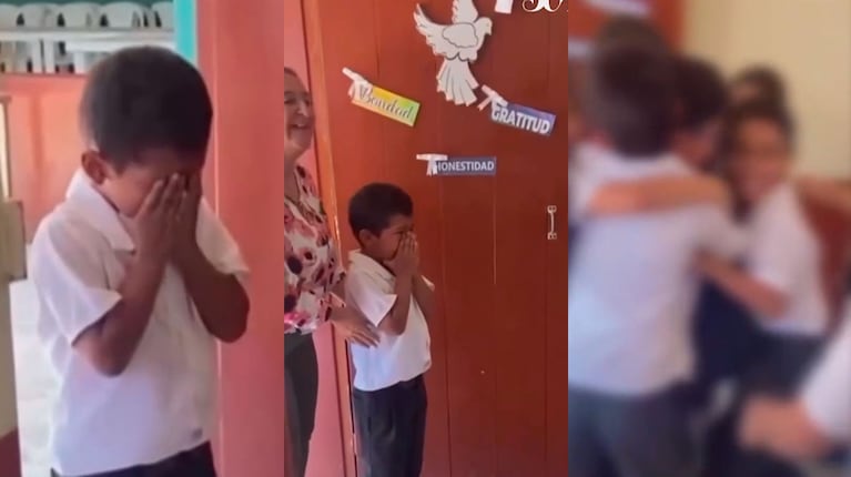 Caso Ángel: el fuerte video que impactó a Moria Casán en vivo (captura de eltrece)