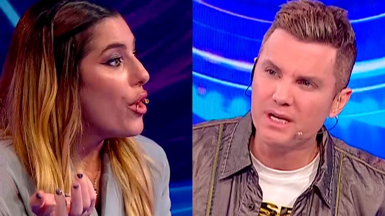 Catalina Gorostidi de Gran Hermano le hizo un picante gesto a Santiago del Moro y reaccionó en vivo