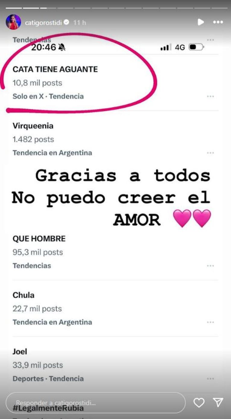 Catalina Gorostidi rompió el silencio tras ser dada de baja de los programas de Gran Hermano: “Me duele”