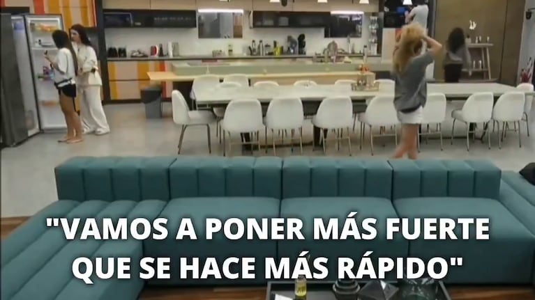 Catalina Gorostidi y Gabriela Gianatassio subieron la potencia del horno con los brownies de Tato en Gran Hermano (Foto: captura de X).