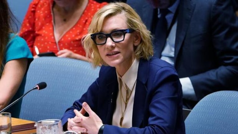 Cate Blanchett fue la voz de los refugiados ante la ONU