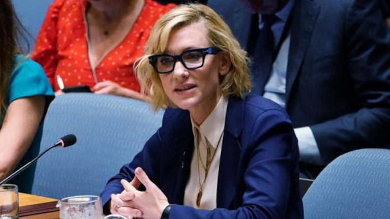 Cate Blanchett fue la voz de los refugiados ante la ONU