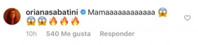 Catherine Fulop posteó una foto sexy en bikini y su hija Oriana le contestó con picardía: "¡Mamá!"