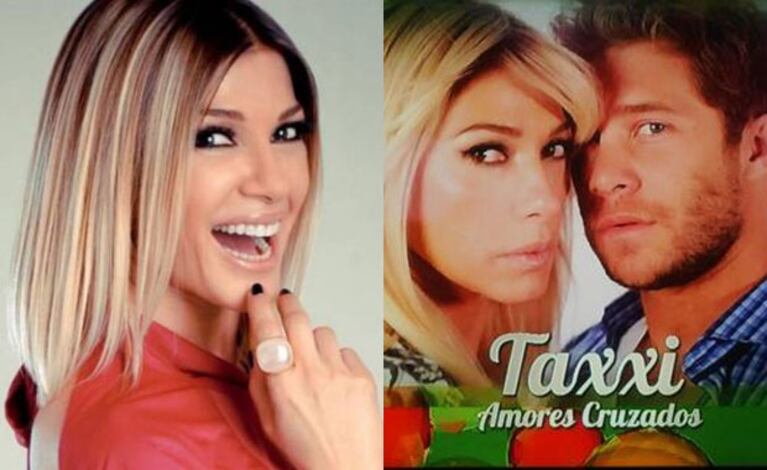 Catherine Fulop y Nicolás Riera protagonizan una historia de amor jugada en Taxxi (Fotos: Web). 