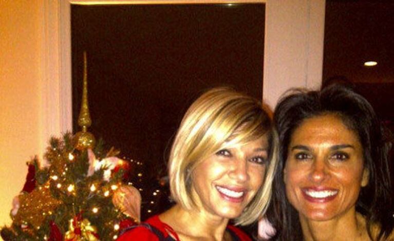 Cathy Fulop y su foto con la "cuña" top: Gabriela Sabatini. 