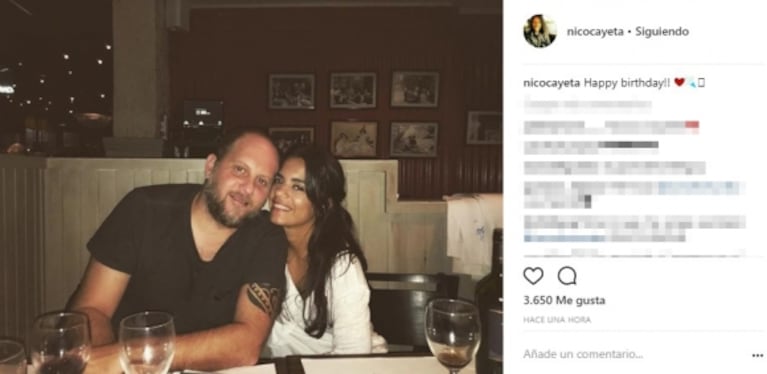 Cayetano presentó a su novia en un día especial: "¡Feliz cumpleaños!"