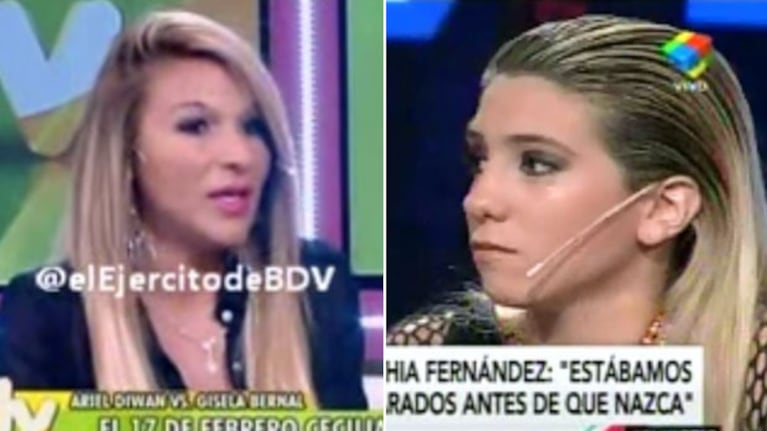 Cecilia Oviedo involucró a Cinthia Fernández en un video hot con Bernal (Foto: Web)