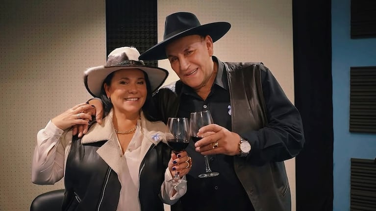 Cecilia Paliza y El Chaqueño Palavecino. Foto: Instagram @ceciliapaliza