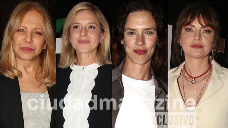 Cecilia Roth, Carla Peterson, Delfina Chaves en el estreno de Dolores Fonzi (Fotos: Movilpress).