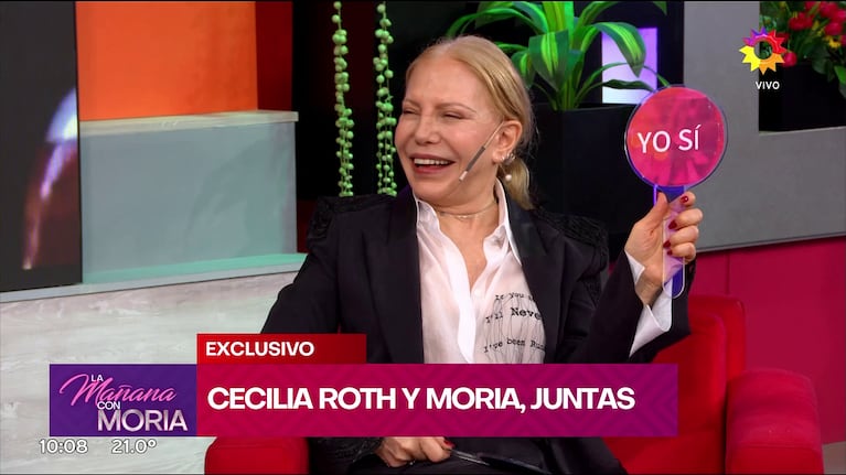 Cecilia Roth contó que se enamoró de Gonzalo Heredia trabajando en Polka (Foto: captura de eltrece).