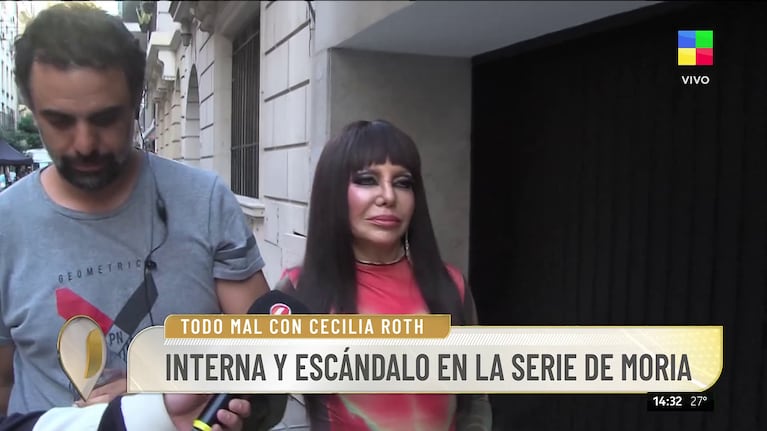 Cecilia Roth enojada con la prensa y la producción de Netflix.