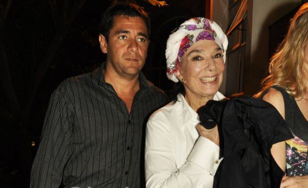 Cecilio Flematti, Graciela Borges, enamorados en el estreno de Todos Felices. (Foto: Jeniffer Rubio)