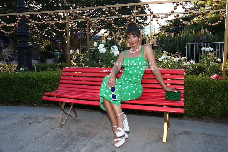 Celeste Cid en la noche porteña (Foto: Movilpress).