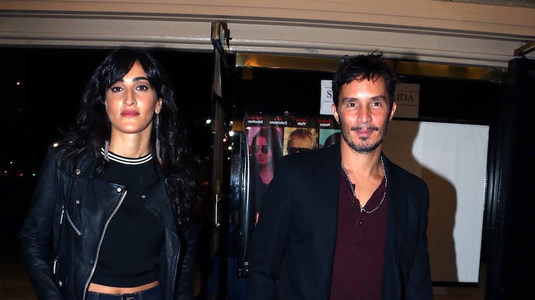 Celeste Cid estrenó su película y Emmanuel Horvilleur la fue a ver con su novia (Foto: Movilpress)