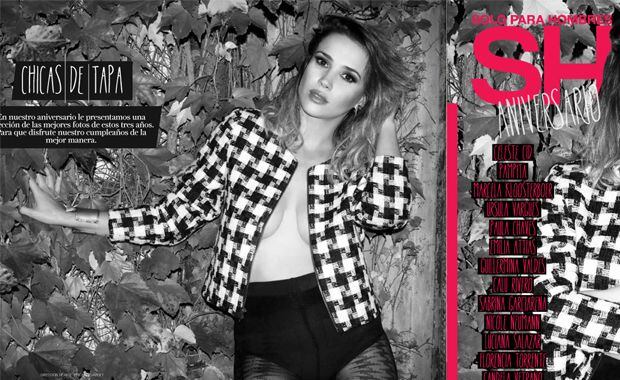 Celeste Cid, la mujer de tapa en el aniversario de Revista SH (Foto: Revista SH)