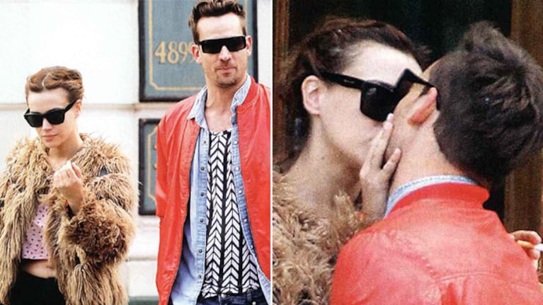Celeste Cid y Santiago "Chano" Charpentier, una pareja cool de paseo por Palermo. (Foto: revista ¡Hola! Argentina)