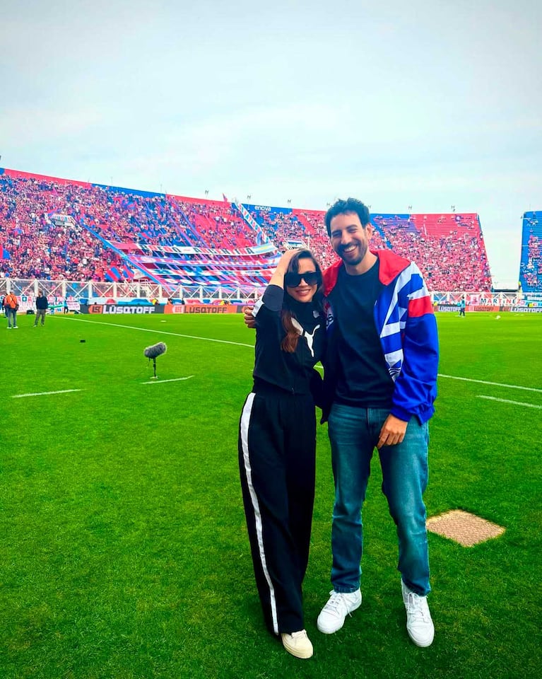 Celeste Cid y Santiago Korovsky (Foto: Instagram @santikorovsky)