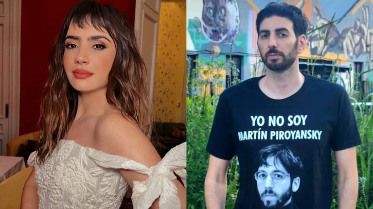 Celeste Cid y Santiago Korovsky. (Fotos: Instagram / mcelestia / santikorovsky)