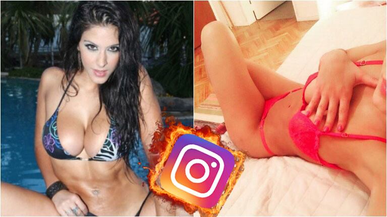 Celeste Muriega calentó Instagram con una selfie en lencería. Foto: Instagram