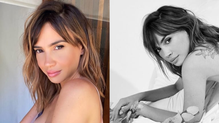 Celeste protagonizó una producción en topless.