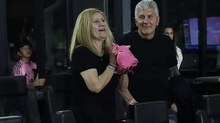 Celia y Jorge, los padres de Lionel Messi, en noviembre de 2025.