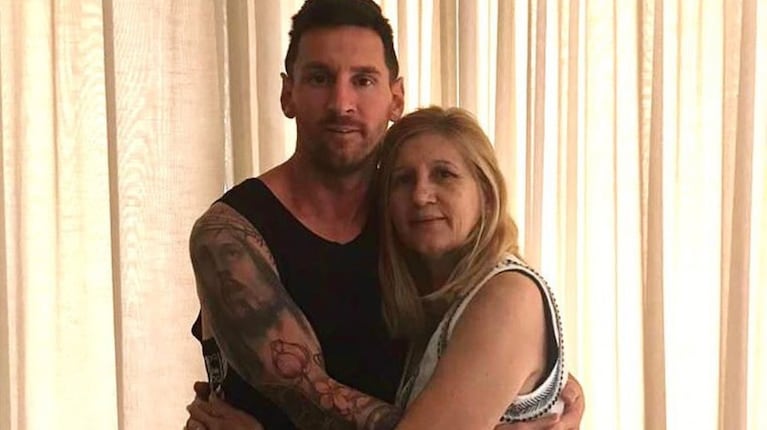 Celia y Lionel Messi (Foto: @leomessi/Instagram)