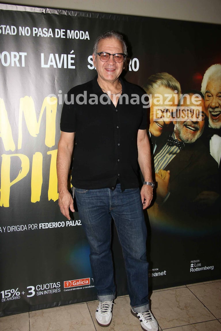 César Bordón en el estreno de Vamo' los pibes (Foto: Movilpress)
