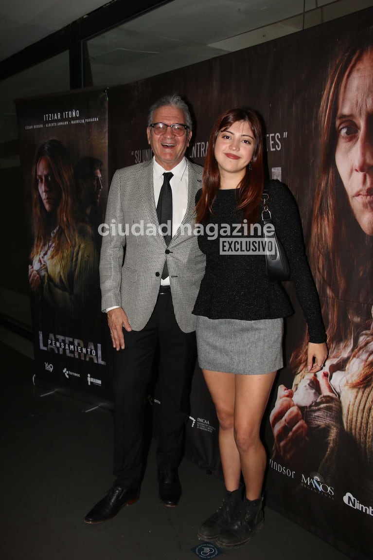 César Bordón y su hija Antonia (Foto: Movilpress)