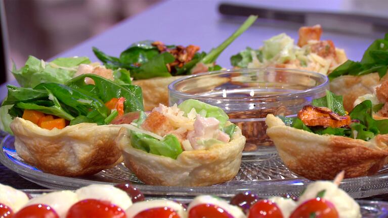 César, caprese y de jamón crudo: 3 recetas de ensaladas con presentación diferente