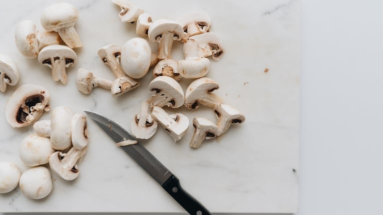 Champiñones picados. (Foto: Pexels)