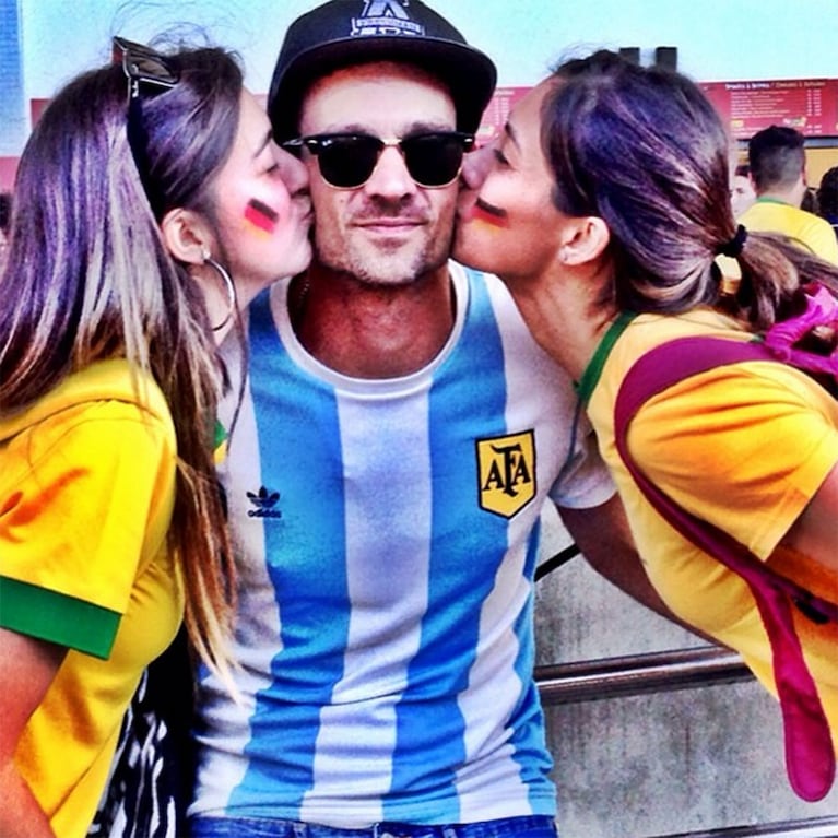 Chano Moreno Charpentier en el Mundial en Brasil (Foto: Instagram)
