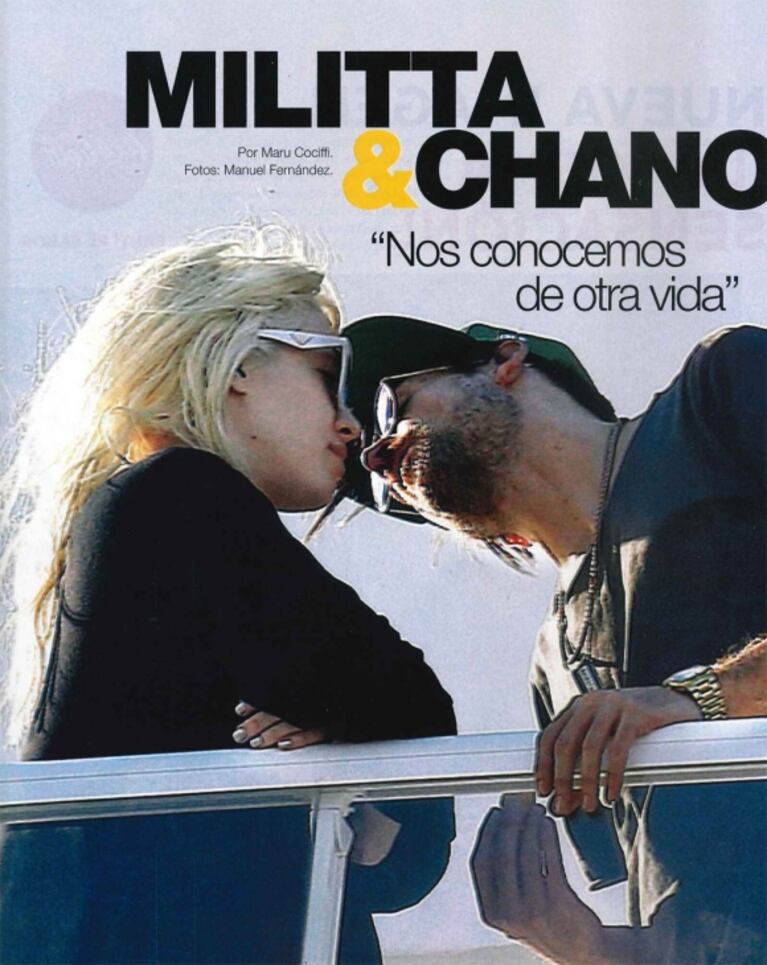 Chano y Militta Bora en las primeras fotos de su apasionado romance desde Barcelona: mimos y besos frente al mar