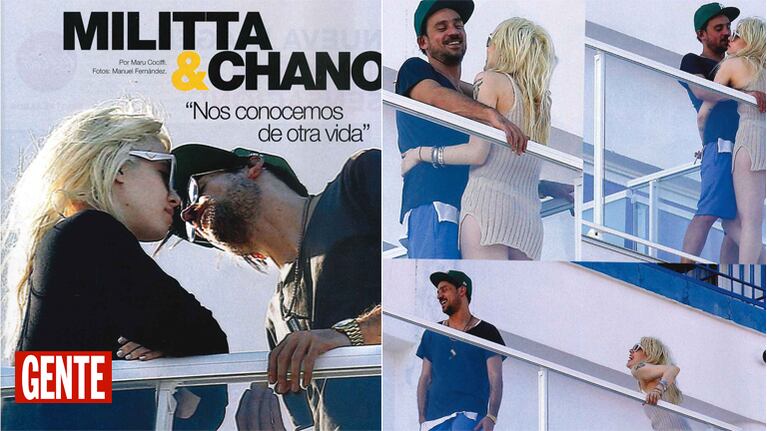 Chano y Militta Bora, las fotos de su apasionado romance en Barcelona (Foto: revista Gente)